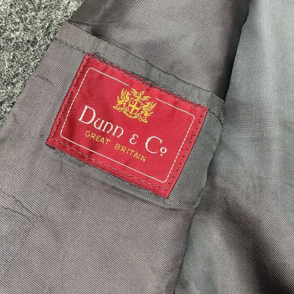 Vintage Dunn & Co Harris Tweed Blazer Mens Size 36 Wool